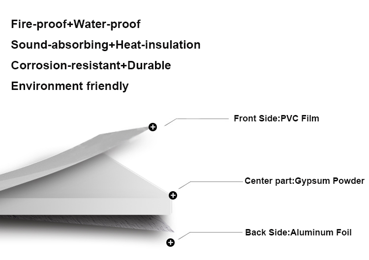 PVC Gypsum Ceiling 154